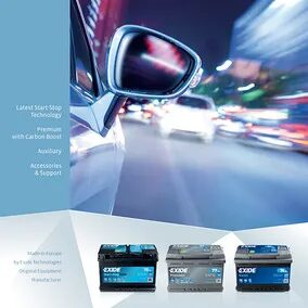 Création brochure catalogue Exide batteries powering the road ahead par cubedesigners