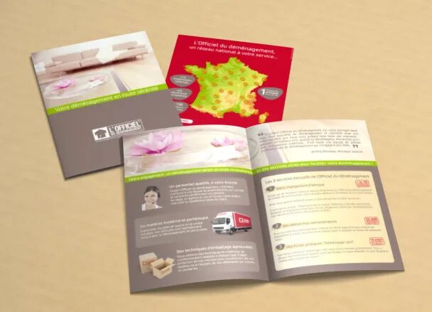 Brochure L’Officiel du Déménagement, service de déménagement