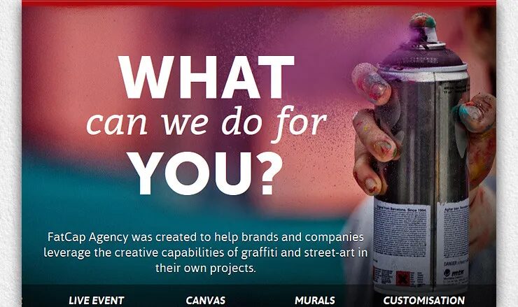 cubedesigners – Création du site FATCAP | Agence Web & Design Créatif