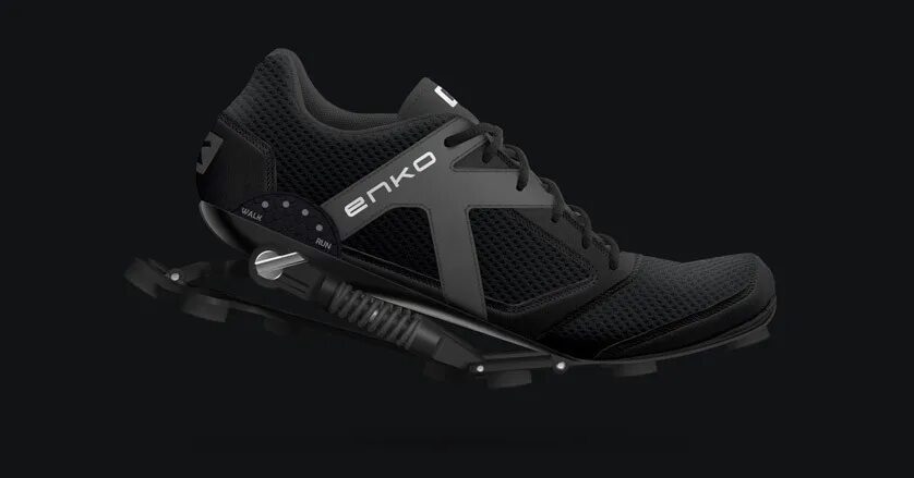 Création design chaussures running ENKO par cubedesigners