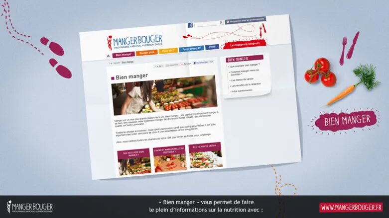 Conception film promotionnel Manger Bouger Pro - programme national nutrition santé professionnels de santé par cubedesigners