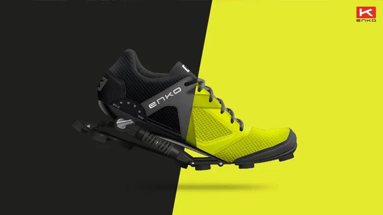Création film publicitaire chaussures running ENKO par cubedesigners
