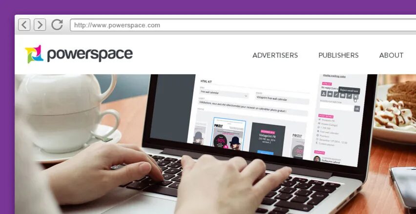 Création plateforme publicitaire Powerspace HTML Kit par cubedesigners