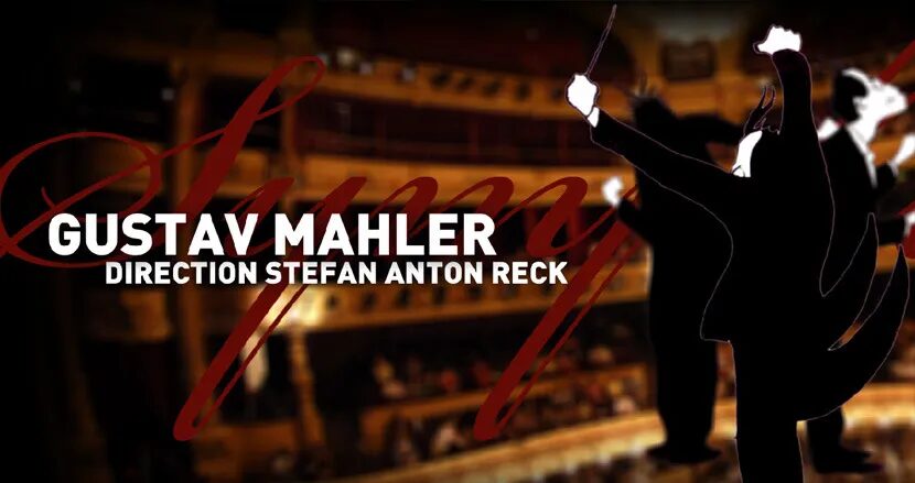 Visuel Gustav Mahler pour l’Opéra de Montpellier