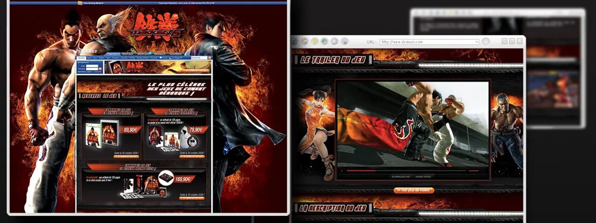 Visuel promotionnel Tekken 6 pour PlayFrance.